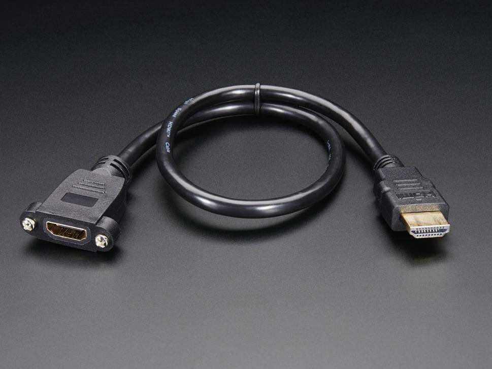 Adafruit Industries-978  Cable Assembly HDMI 0.4m HDMI to HDMI F-M