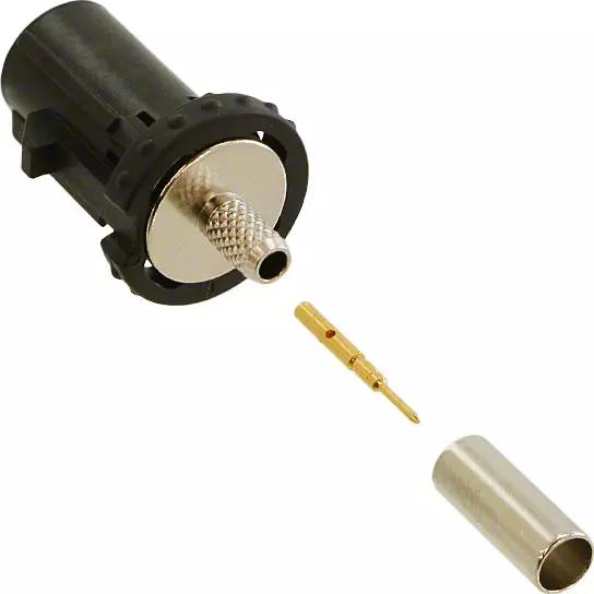 Amphenol RF-2FA1-NASP-C01-1 Raccordement FR Conn SMB 0Hz to 2GHz 50Ohm Crimp ST Cable Mount PL Gold