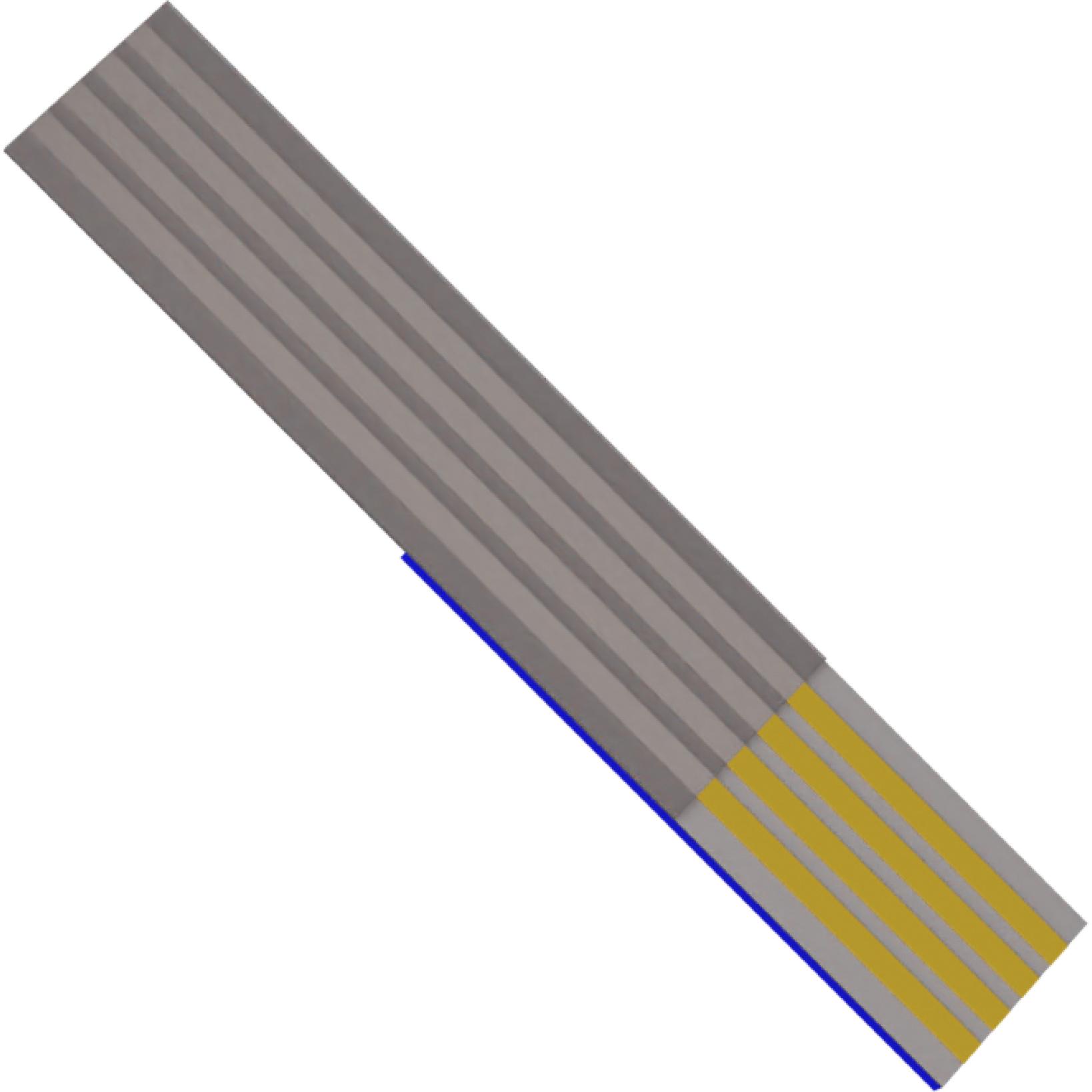 Molex-15120-0035 Flachband Kabelbaugruppen Cable Assembly 0.102m 38AWG 0.5mm 4 to 4 POS FFC Jumper to FFC Jumper M-M Premo-Flex FFC Jumper Bag