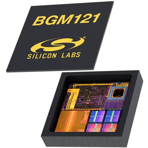 Silicon Labs-BGM121A256V2 Bluetooth Bluetooth v4.2 (BLE) SMART SOC IoT 3.3V 56-Pin Tray