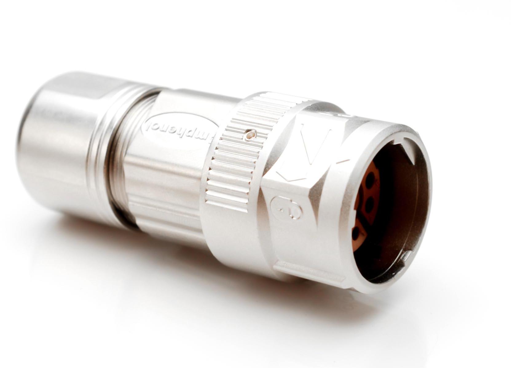 Amphenol-MB5CKN0900-S3 Connecteur circulaire Conn M23 Circular SKT 9 POS Crimp ST Cable Mount 9 Terminal 1 Port