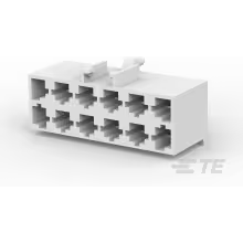 TE Connectivity-917353-1 Connector Headers and PCB Receptacles Power Double Lock, Rectangular Power Connectors, Header, Receptacle, Wire-to-Board, 12 Position