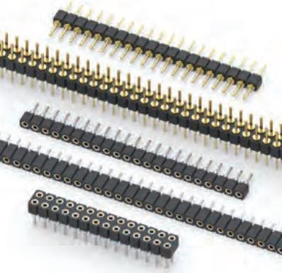 Mill-Max-801-93-050-10-001000 Cabezales del conector y receptáculos PCB Conn Socket Strip SKT 50 POS 2.54mm Solder ST Top Entry Thru-Hole