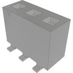 Conn Socket Strip SKT 3 POS 3.96mm Solder ST Top Entry SMD T/R