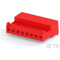 TE Connectivity-644038-8 连接器插头及 PCB 插座 Conn IDC Connector F 8 POS 2.54mm IDT RA Cable Mount Bag/Box