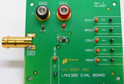 Texas Instruments-LMH1980MMEVAL/NOPB Kit e strumenti di sviluppo LMH1980 Multimedia Evaluation Board