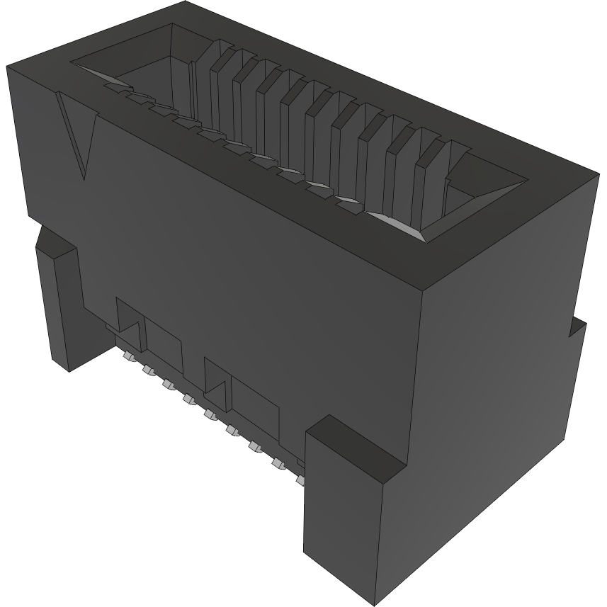 Samtec-HSEC8-110-01-S-DV-TR Steckverbinder, Kartenrand Conn Card Edge SKT 20 POS 0.8mm Solder ST SMD EDGE RATE™ T/R