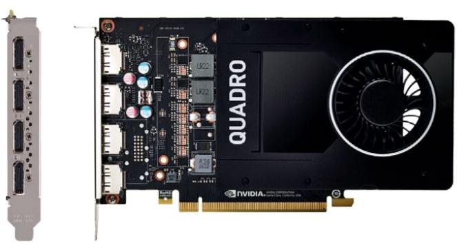 PNY Technologies-VCQP2000-BLK Schnittstellenmodule 5GB 160-bit GDDR5 PCI Express 3.0 x16 Video Cards