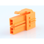 Conn Housing RCP 2 POS 6.5mm Crimp ST Cable Mount Orange Bag