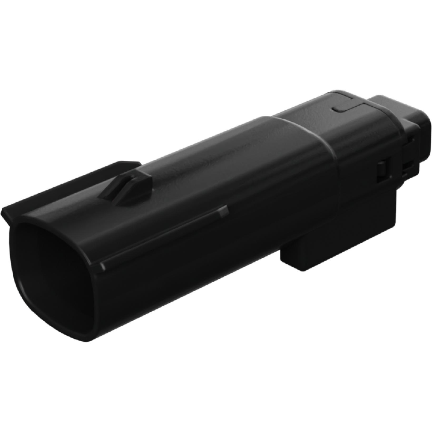 Molex-334812201 Connector Discrete Wire Housing Conn Housing PL 2Power POS 3.5mm Crimp ST Cable Mount Black MX 150 Bag