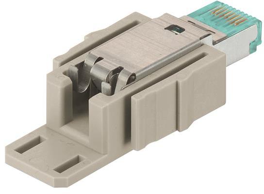 HARTING-09454001520 Steckverbinder, Telefon und Telekommunikation Conn RJ-45 PL 8 POS IDT ST Cable Mount 8 Terminal 1 Port Cat 6a