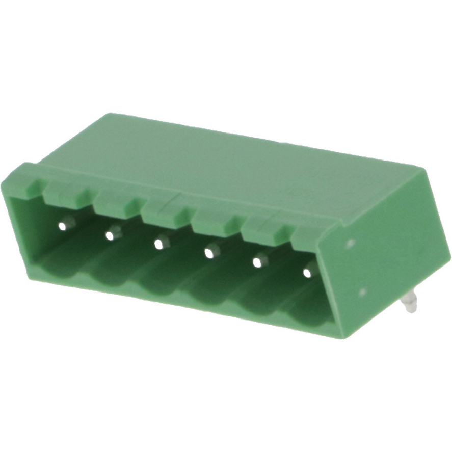 Molex-0395326006 Connector Headers and PCB Receptacles Conn Shrouded Header (4 Sides) HDR 6 POS 5.08mm Solder RA Side Entry Thru-Hole Eurostyle