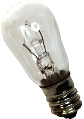 JKL Components-6S6-120V Lampada S-6 Candelabra Screw Base Incandescent Lamp C-7A 1500 Hours