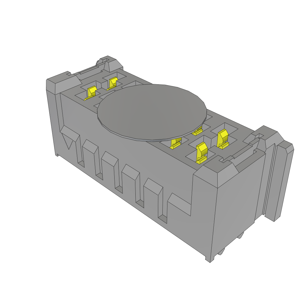 Samtec-UMPS-06-05.5-L-V-S-W-TR Steckverbinderleisten und Leiterplattenbuchsen Conn Ultra Micro Socket Strip SKT 6Power POS 2mm Solder ST SMD T/R