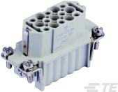 TE Connectivity-T2020152201-000 Conector rectangular Conn Rectangular SKT 15 POS Crimp ST Cable Mount