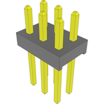 Conn Unshrouded Header HDR 6 POS 2mm Solder ST Top Entry Thru-Hole Bulk