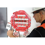 Lockout Tagout, Red with clear cover