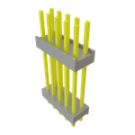 Conn Board Stacker HDR 10 POS 2.54mm Solder ST Top Entry Thru-Hole Bulk