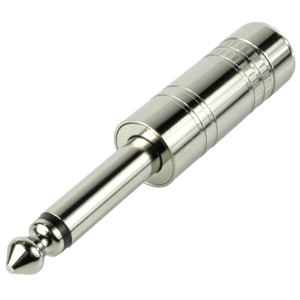 Same Sky (formerly CUI Devices)-MP-6320B Raccordement audio et vidéo Conn 6.3MM Mono Plug PL 2 POS Solder ST Cable Mount 2 Terminal 1 Port