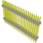 Conn Board Stacker HDR 48 POS 2mm Solder ST Thru-Hole Bulk