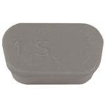 15 Poles Female Plastic Dust Caps Flame Retardant Grey