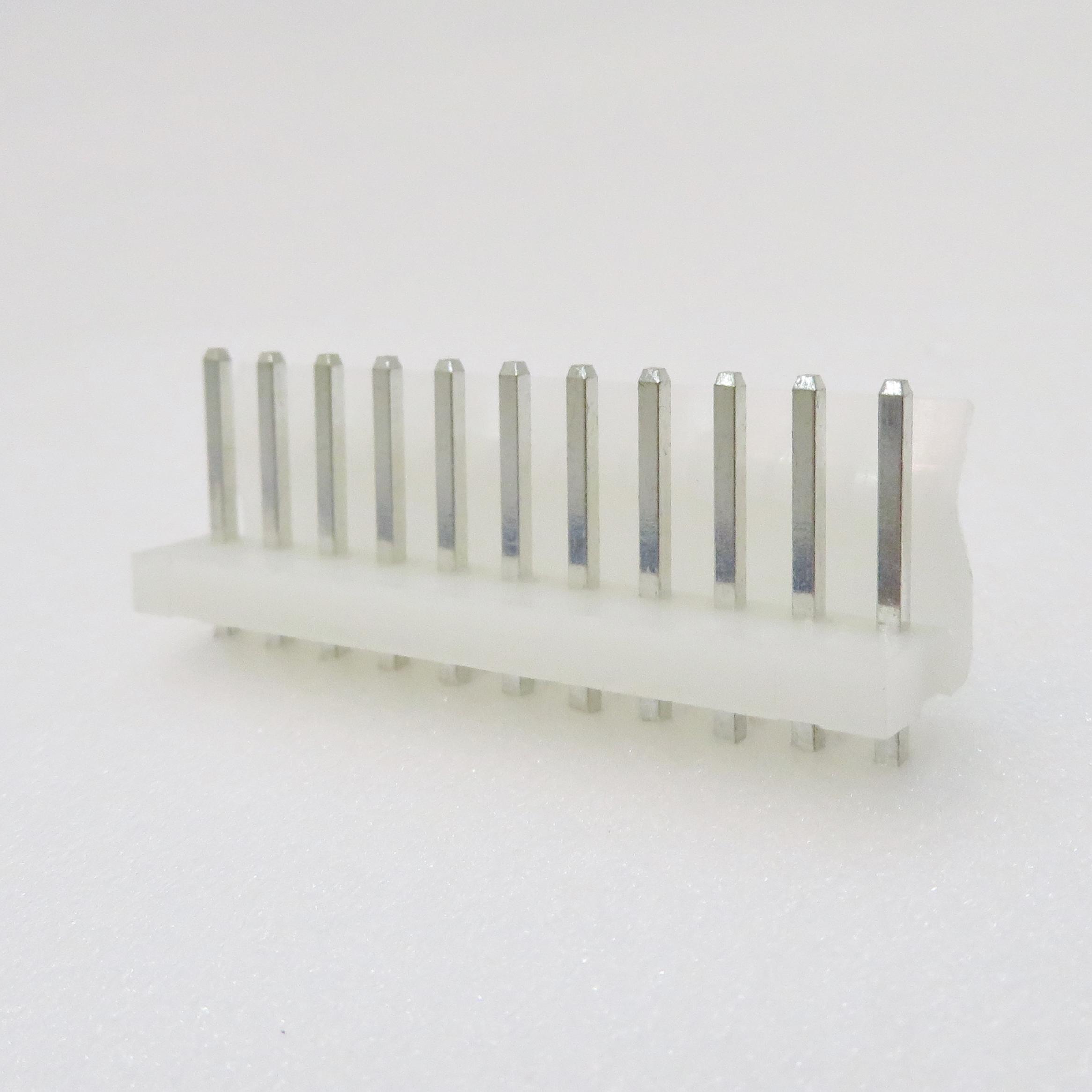 ADAM TECH-LHB-11-SA1 Cabezales del conector y receptáculos PCB Conn Wire to Board HDR 11 POS 3.96mm Solder ST Thru-Hole