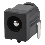 Conn DC Power Jack F 2 POS Solder Pot RA Thru-Hole 3 Terminal 1 Port