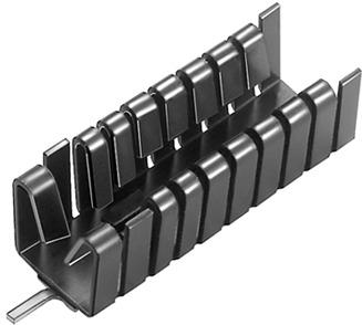 Fischer Elektronik GmbH & Co. KG-FK 240 SA 220 V Heat Sinks Heat Sink Passive TO-220 Vertical Thru-Hole Aluminum 16°C/W Black Anodized