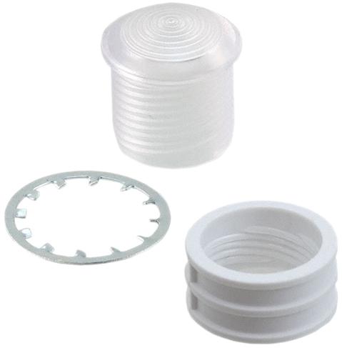 Visual Communications-HMC_461_CTP Optische Linsen Round Optical Lens Clear Polycarbonate