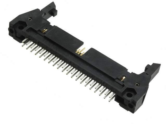 3M-D3432-6302AR 连接器插头及 PCB 插座 Conn Ejector Header HDR 40 POS 2.54mm Solder ST Top Entry Thru-Hole Box