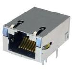 Bel Fuse-2250937-1 Steckverbinder, Telefon und Telekommunikation Conn RJ-45 RCP 8 POS 1.02mm Solder RA Thru-Hole 16 Terminal 1 Port