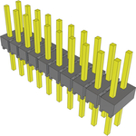 Conn Unshrouded Header HDR 20 POS 2.54mm Solder ST Top Entry Thru-Hole Bulk