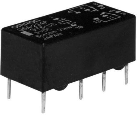Omron-G6AK-234P DC5 Signal Relays Signal Relay 5VDC 2A DPDT(20.2x10.1x8.4)mm THT