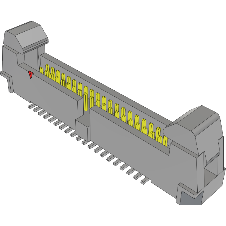 Samtec-EHF-120-01-S-D-SM Steckverbinderleisten und Leiterplattenbuchsen Conn Ejector Header HDR 40 POS 1.27mm Solder ST Top Entry SMD Tube