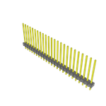 Conn Unshrouded Header HDR 24 POS 2.54mm Solder ST Top Entry Thru-Hole Bulk