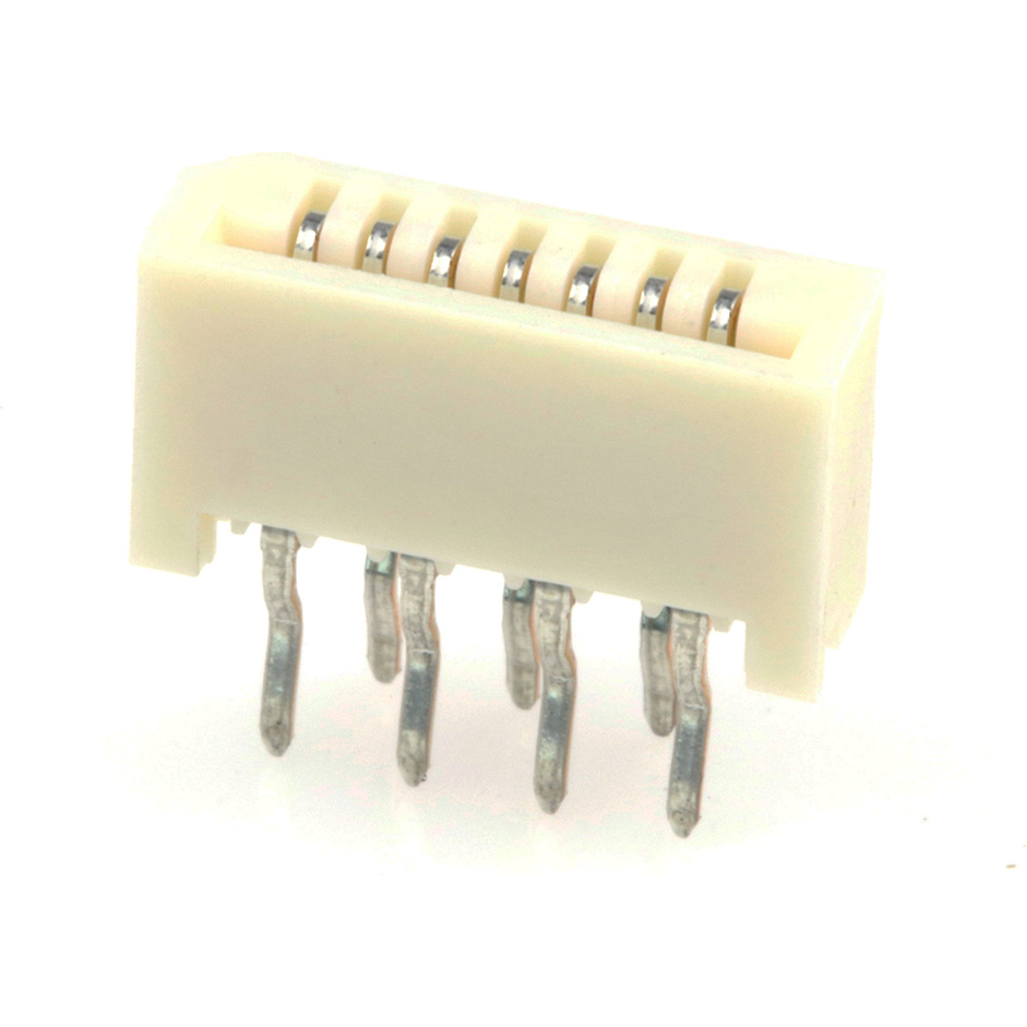 Molex-0528060710 Connector FFC-FPC Conn FFC Connector SKT 7 POS 1mm Solder ST Thru-Hole Tray