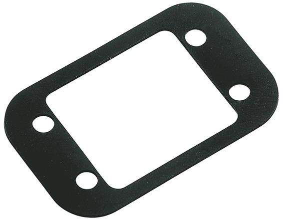 HARTING-09120009912 Steckverbinderzubehör Connector Accessories Gasket Straight Nitrile Butadiene Rubber Black