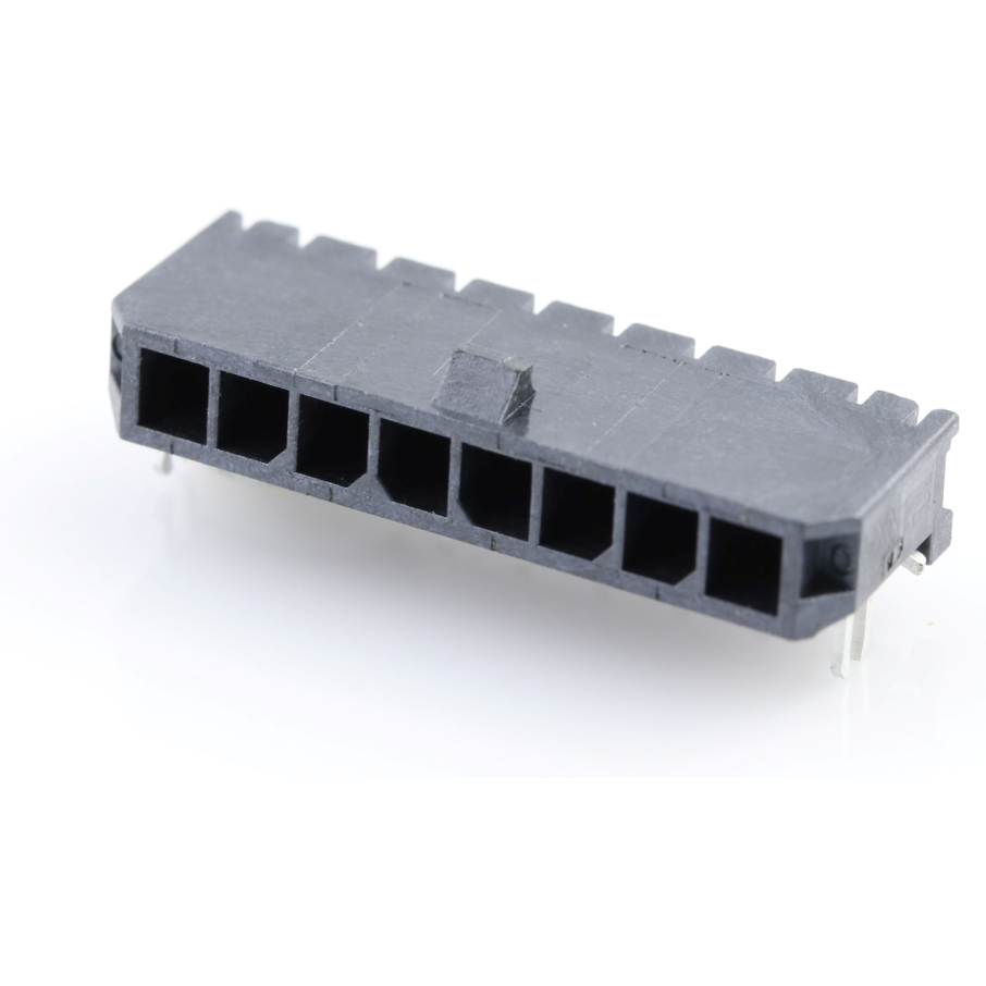 Molex-0436500810 Potenza del connettore Conn Power M 8 POS 3mm Solder RA SMD 8 Terminal 1 Port Micro-Fit 3.0™ T/R