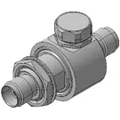 HUBER+SUHNER-3401.26.0012-EX RF-Steckverbinder Conn TNC Adapter 0Hz to 1000MHz 50Ohm ST F/F Gold
