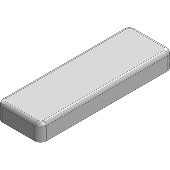 Masach Tech-MS412-10S null 41.2 x 13.6 x 5.1mm One-piece Drawn-Seamless RF Shield/EMI Shield (CRS)