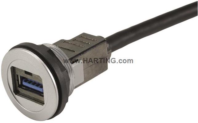 HARTING-09454521932 Cable Assembly USB har-port USB 3.0 A-A PFT cable 1,5m