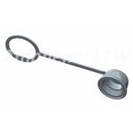 Connector Accessories Waterproof Cap Straight Acrylonitrile Butadiene Styrene Black