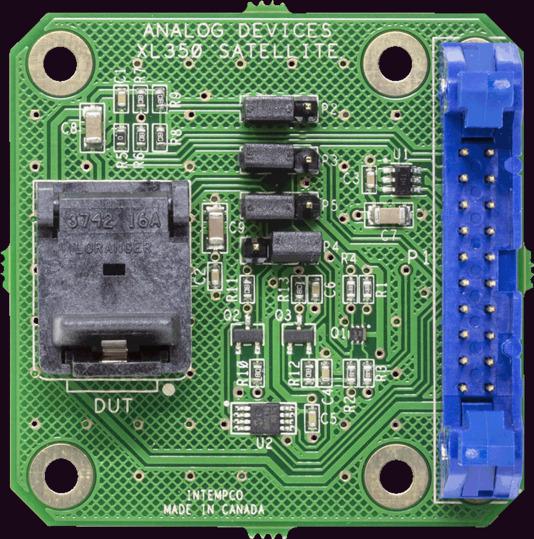 Analog Devices-EVAL-ADXL350Z-S Placas y kits de desarrollo del sensor ADXL350 Accelerometer Sensor Evaluation Board