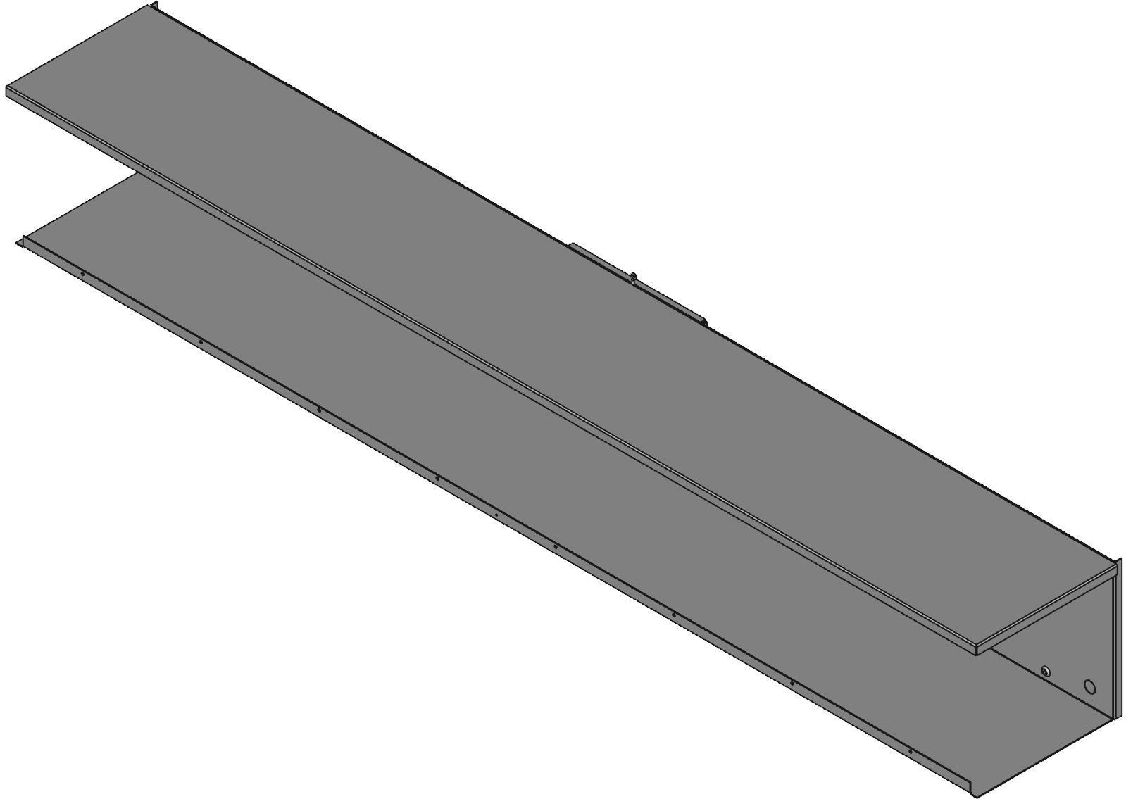 Hammond Manufacturing-C3RWT1284 Kästen, Gehäuse und Gestelle 3R TROUGH