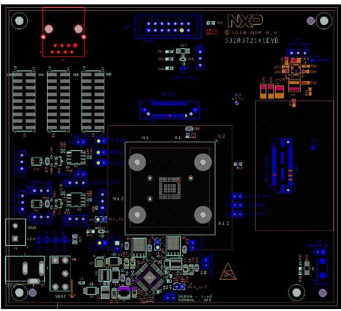 NXP Semiconductors-S32R372141EVB Sistema integrato, schede e kit di sviluppo S32R372 Microcontroller Evaluation Board 40MHz CPU
