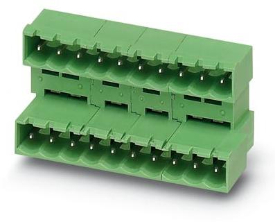 PHOENIX CONTACT-1842144 Steckverbinderleisten und Leiterplattenbuchsen Conn Shrouded Header (4/4 Sides) HDR 20 POS 5.08mm Solder RA Side Entry Thru-Hole Cardboard