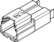 Molex-49033-0315 Einzeladersteckverbinder, Gehäuse Conn Housing M 3 POS 3.81mm Crimp ST Cable Mount Bag