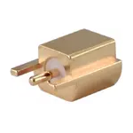 Conn MCX 0Hz to 6GHz 75Ohm Solder ST Edge Mount F Gold Over Nickel Phosphorus/Gold Single