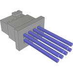 Cable Assembly Discrete Wire 0.069m 26AWG Socket Strip 8 POS SKT Crimp TIGER EYE™ Layer