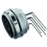 Conn Circular SKT 6 POS Solder RA Thru-Hole 6 Terminal 1 Port